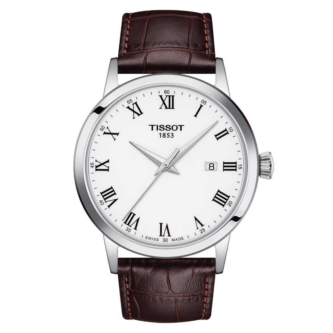 Tissot orologio Classic Dream 42mm bianco quarzo acciaio T129.410.16.013.00 - Gioielleria Capodagli