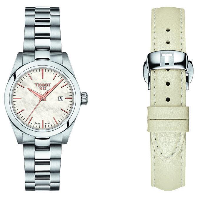 Tissot orologio donna T-My Lady 29mm acciaio quarzo + cinturino pelle T132.010.11.111.00 - Gioielleria Capodagli