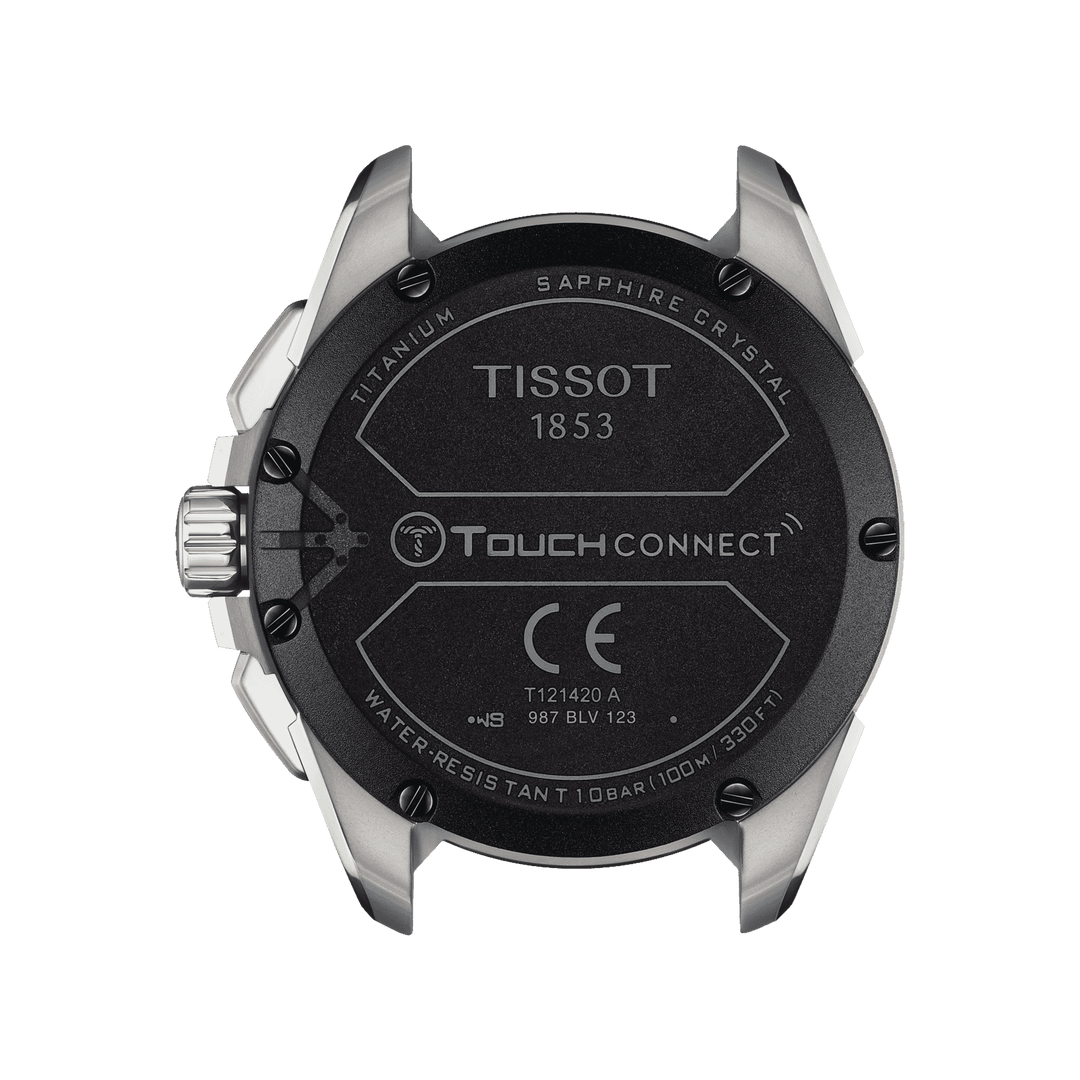 Tissot orologio smartwatch T-Touch Connect Solar blu T121.420.47.051.06 - Capodagli 1937