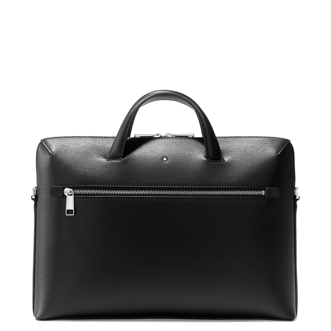Montblanc حقيبة رقيقة مع حقيبة الكتف Meisterst ⁇ ck 4810 أسود 129190
