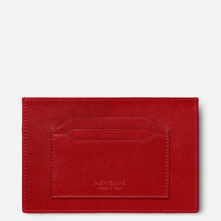 Montblanc حامل بطاقة 6 مقصورات Meisterst ⁇ ck الأحمر 129909