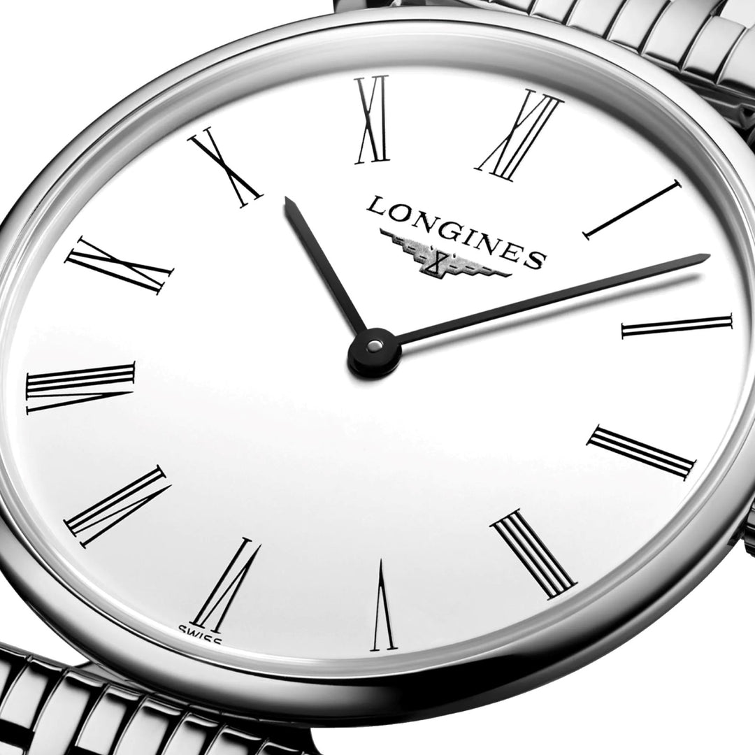 ساعة لونجين الفئة الكبرى 29MM الأبيض الكوارتز الصلب L4.512.4.11.6