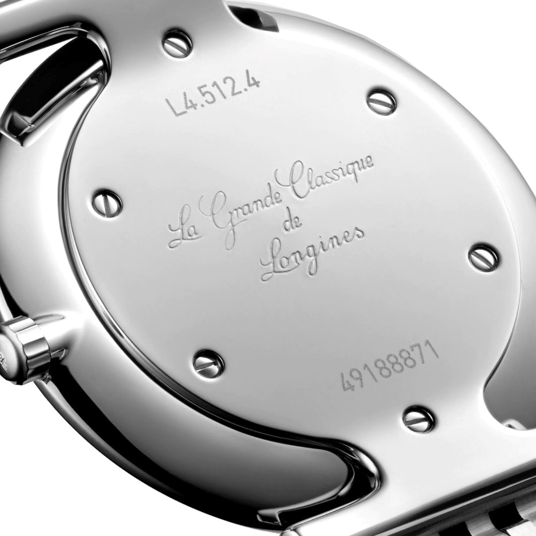 ساعة لونجين الفئة الكبرى 29MM الأبيض الكوارتز الصلب L4.512.4.11.6