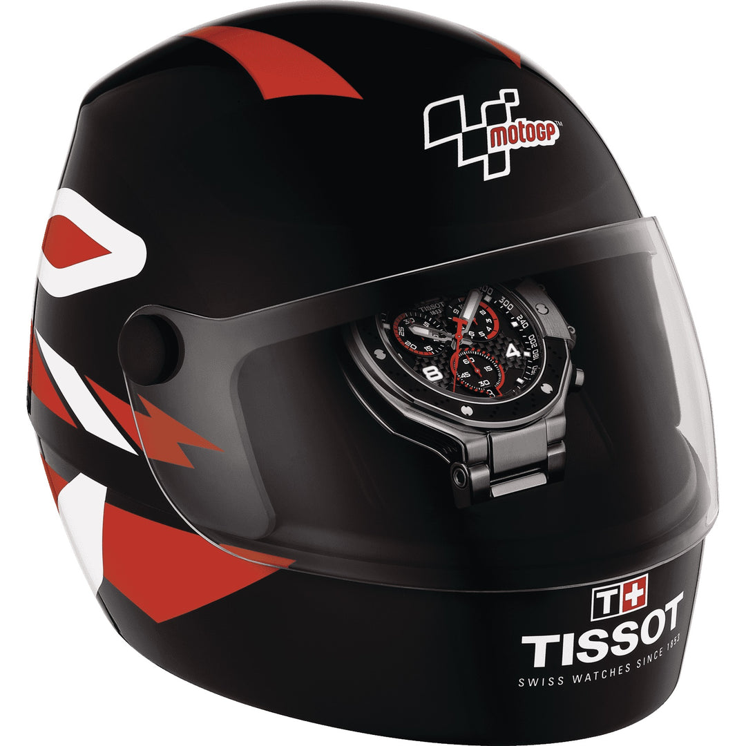 تيسو ووتش T-Race MotoGP كرونوغراف 2022 طبعة محدودة 8000 قطعة 45MM الأسود الكوارتز الصلب T141.417.11.057.00